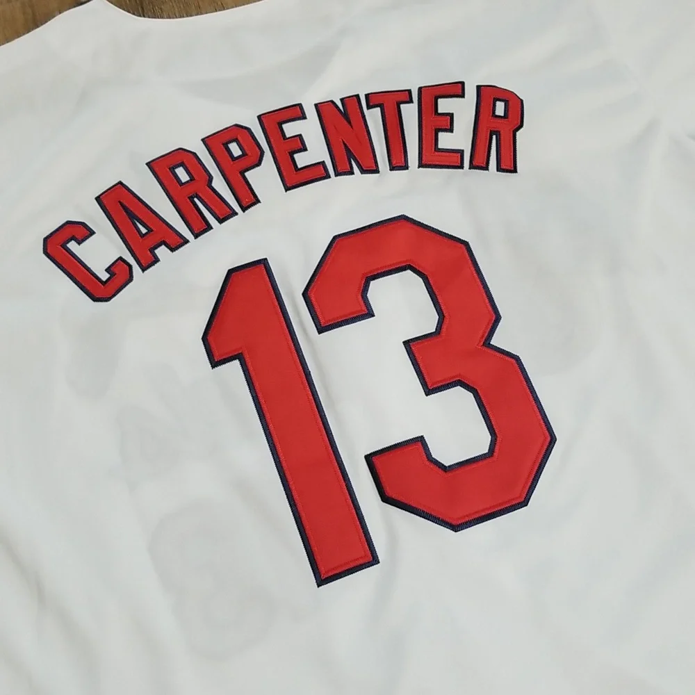 Matt Carpenter Cardinals World Series Mens XL Stitched New - Picture 10 of 12